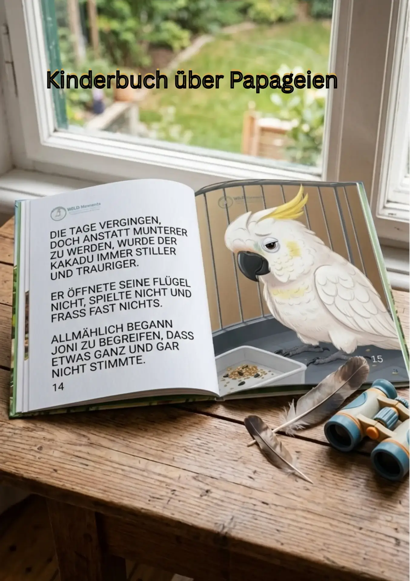 Kinderbuch über Papageien